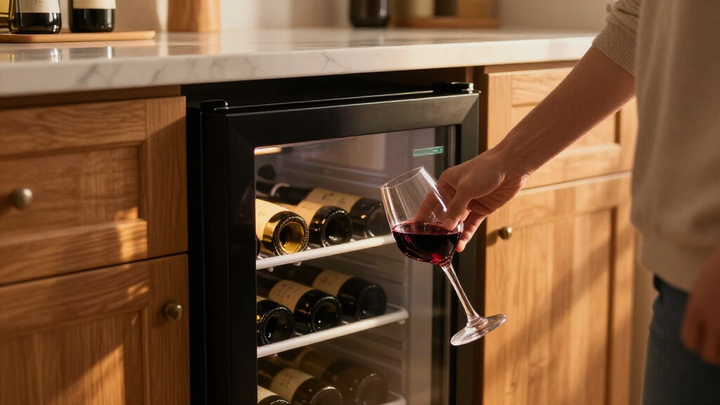 undercounter wine fridge for home bar