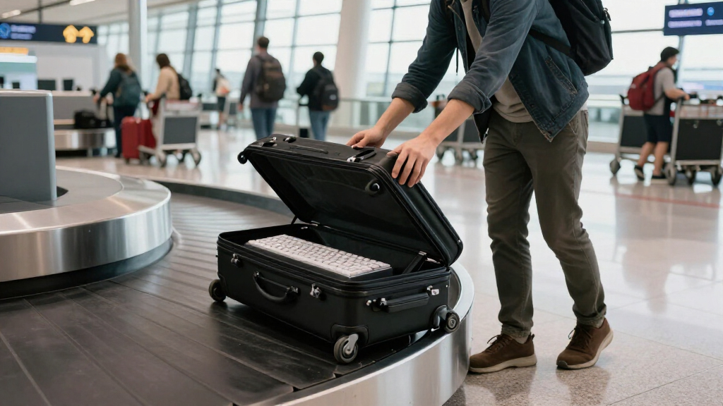 wheeled keyboard flight cases for airline travel