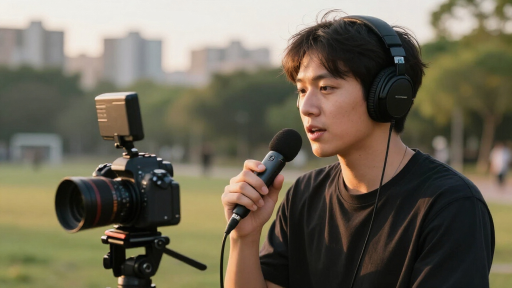 wireless microphone for content creators