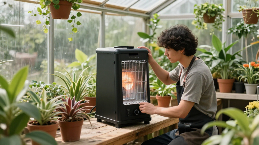 best greenhouse heaters for bench areas