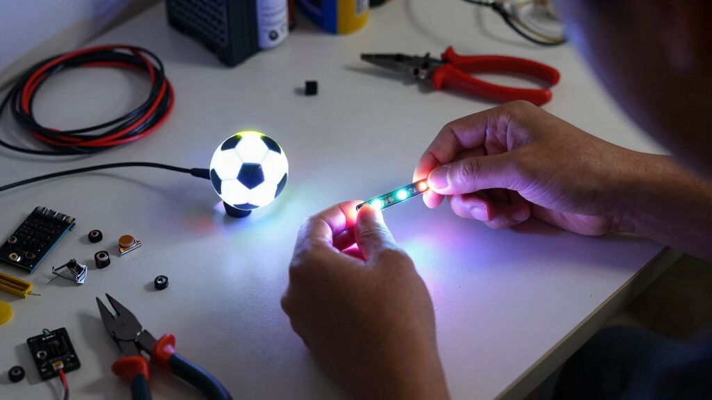 soccer fan LED light displays