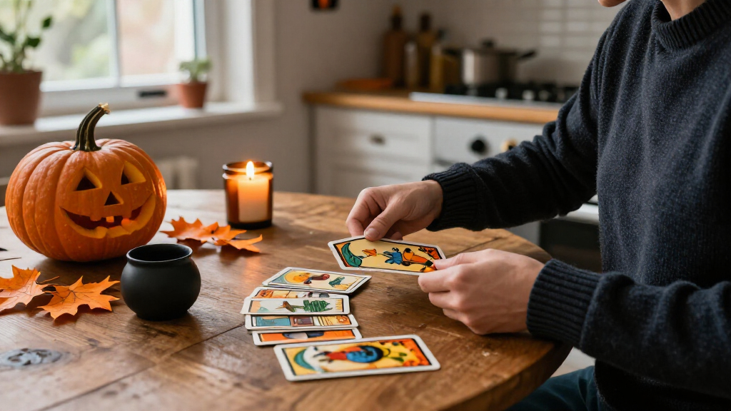 Halloween oracle card decks
