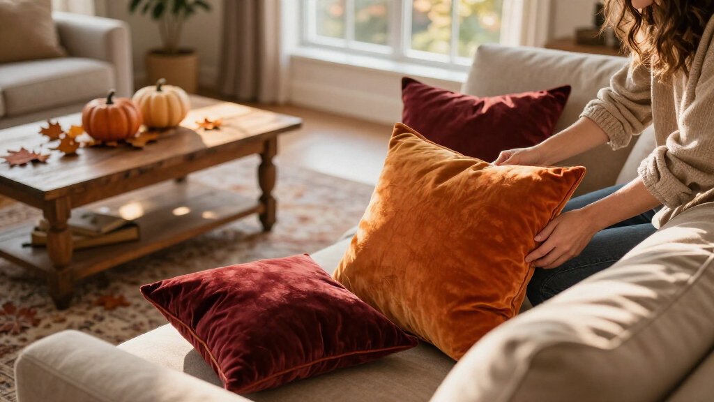 fall decorative throw pillows