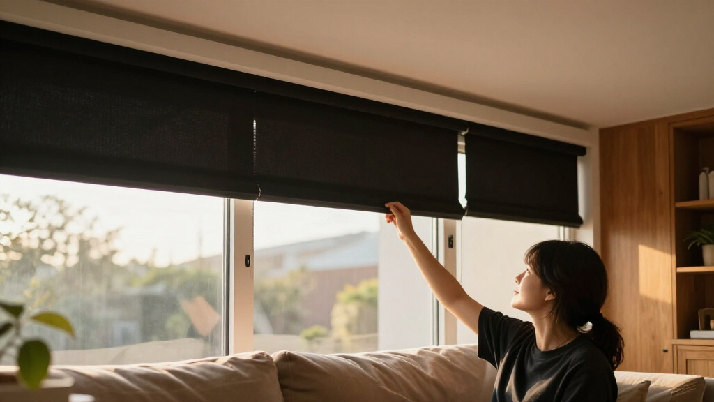 best motorized blackout shades for relaxation room