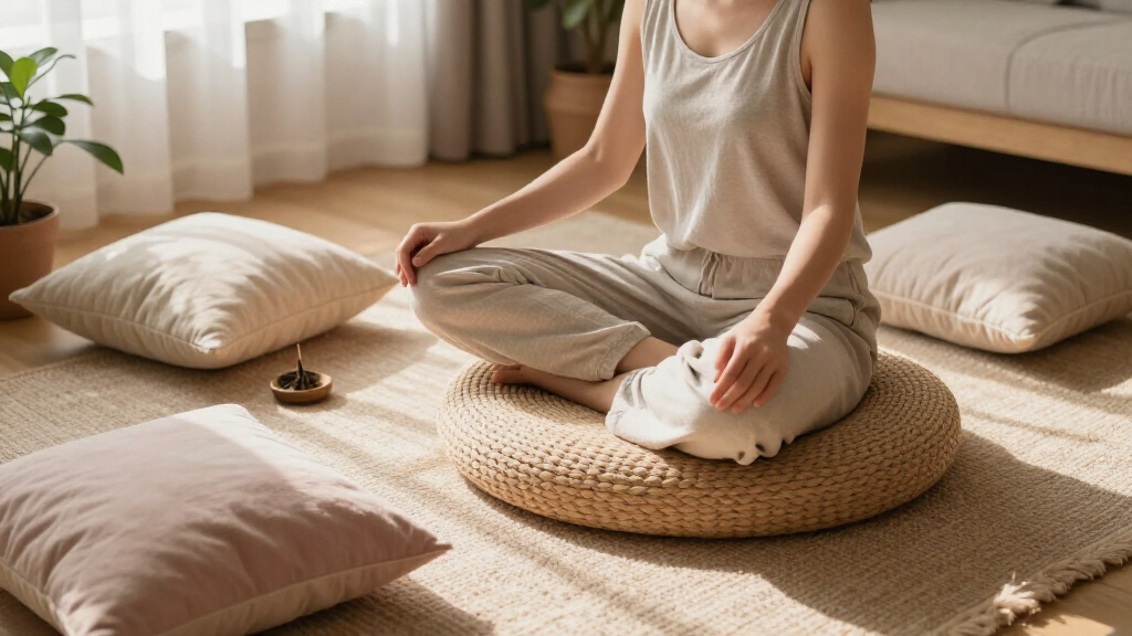 affirmation meditation cushions