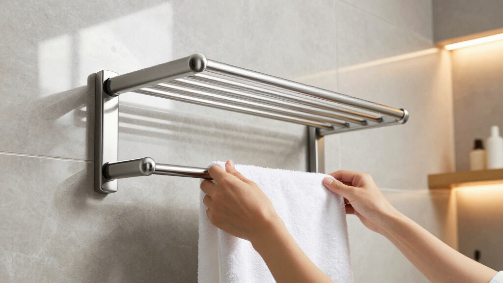 best heated towel rack for modern bathrooms