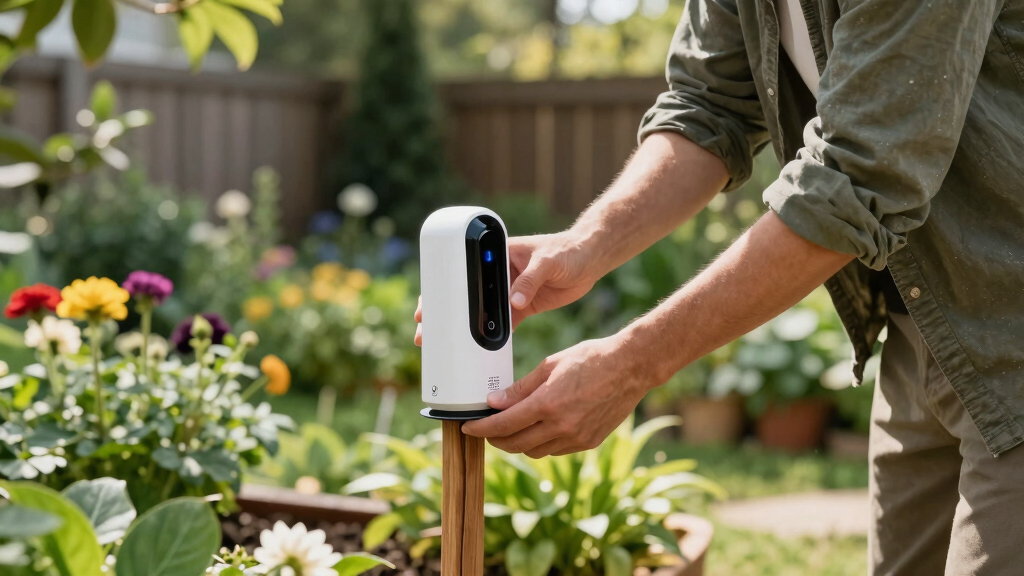AI-powered outdoor garden sensors