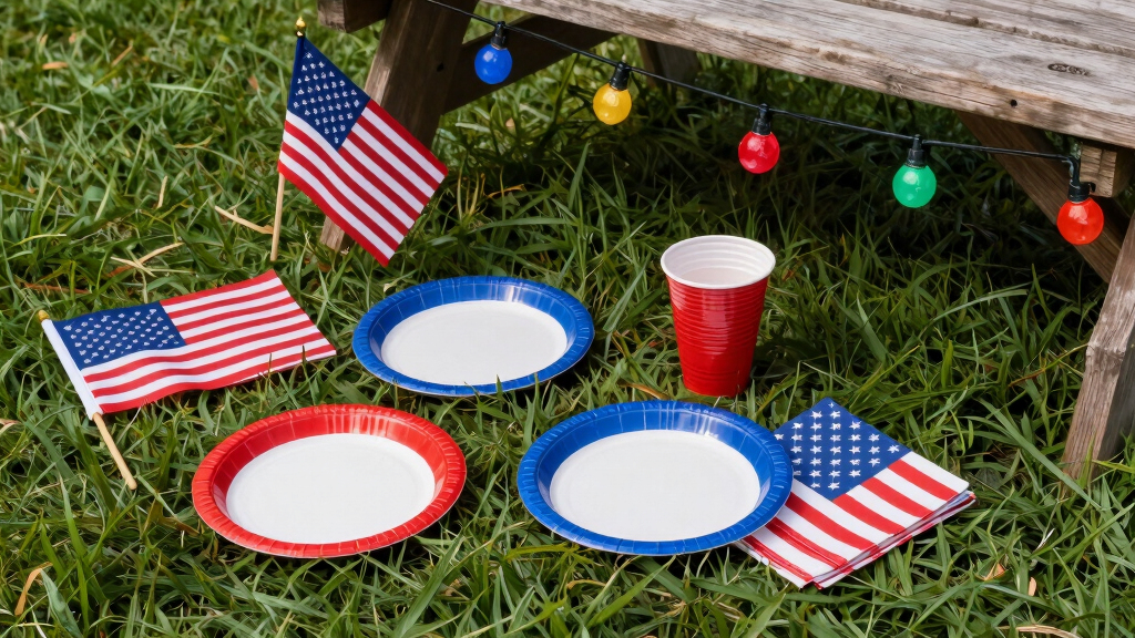 patriotic outdoor party supplies