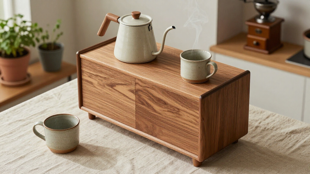 best tall storage cabinet for coffee accessories