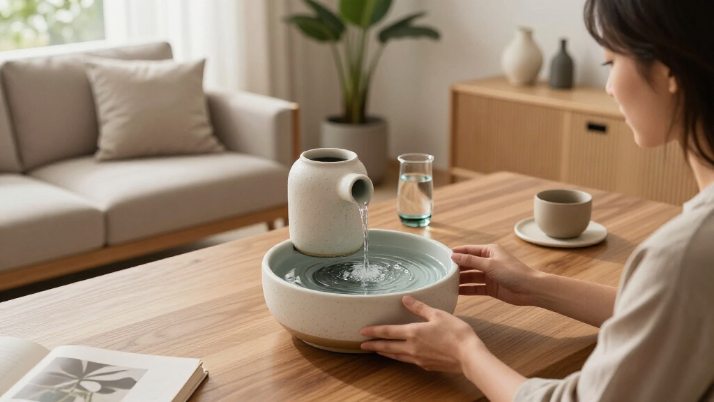 indoor water fountain for relaxation
