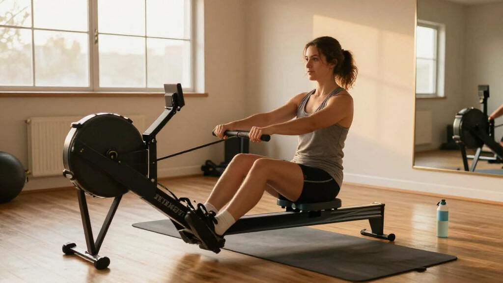 compact foldable rowing machine