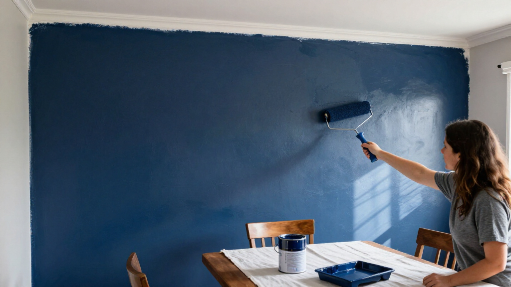 best deep blue dining room paint