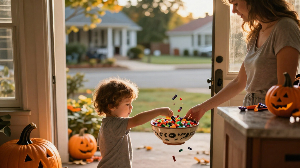 Halloween candy bowls