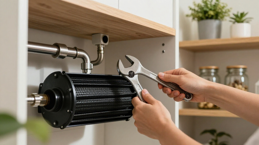 whole house chlorine carbon filter system