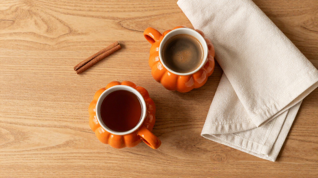 pumpkin shaped mugs