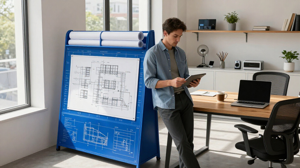 best blueprint storage rack