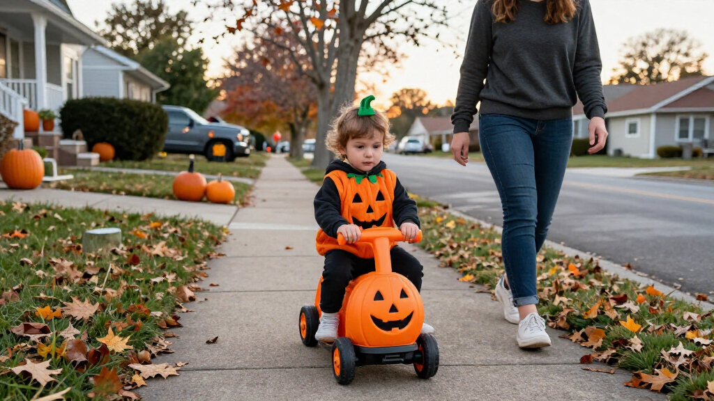kids Halloween ride-on toys