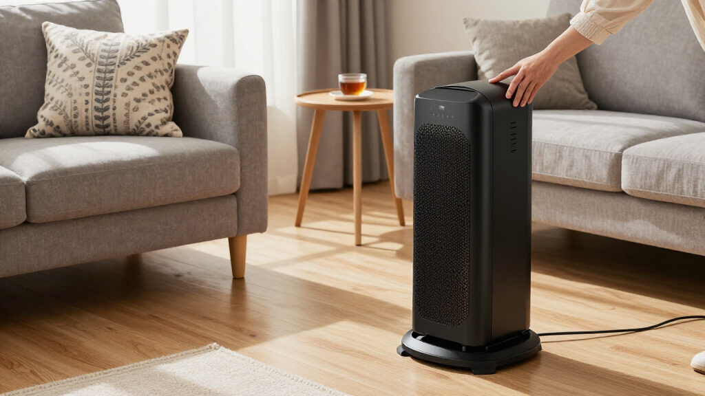 fan heater with tip over protection