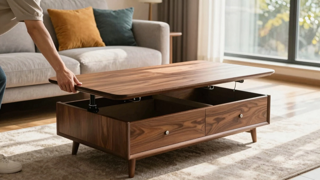 best lift top coffee tables with storage