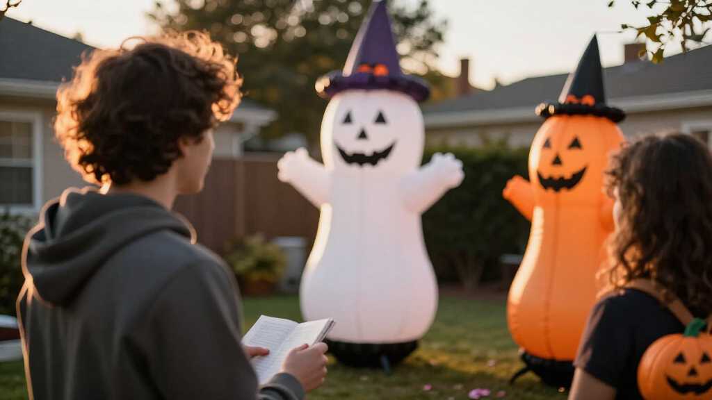 Halloween inflatable yard decorations