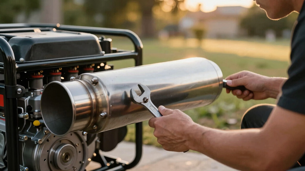 champion generator muffler