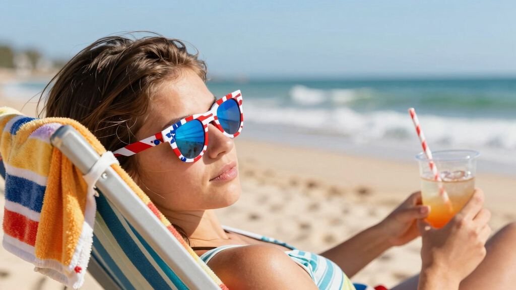 patriotic summer sunglasses