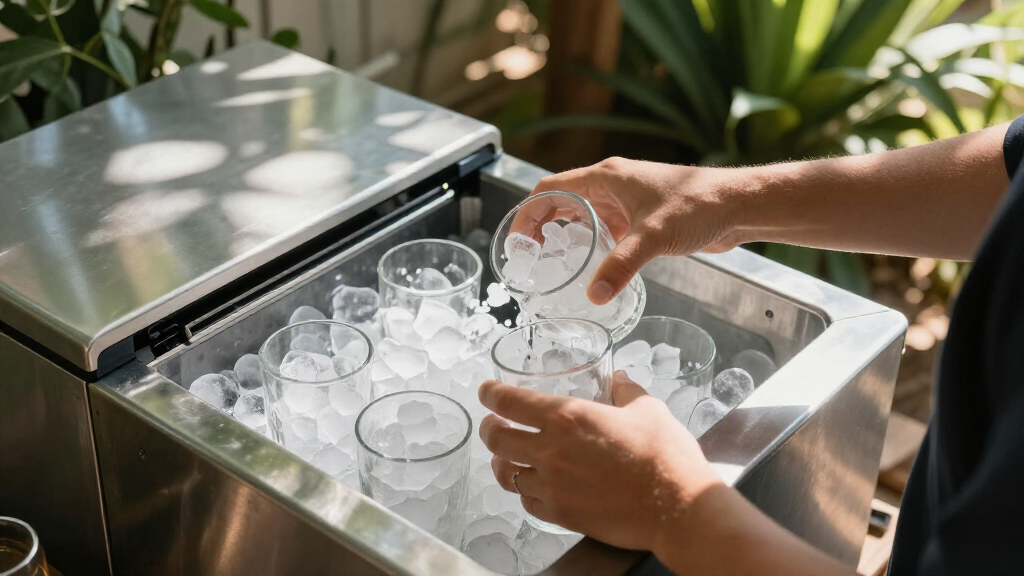 under counter ice makers built in premium