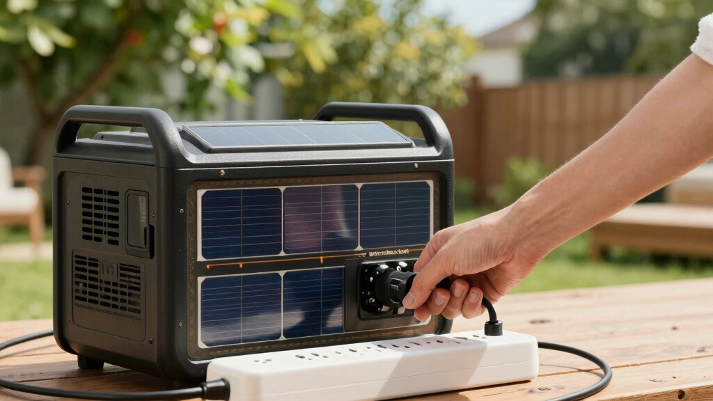 solar-powered portable generators