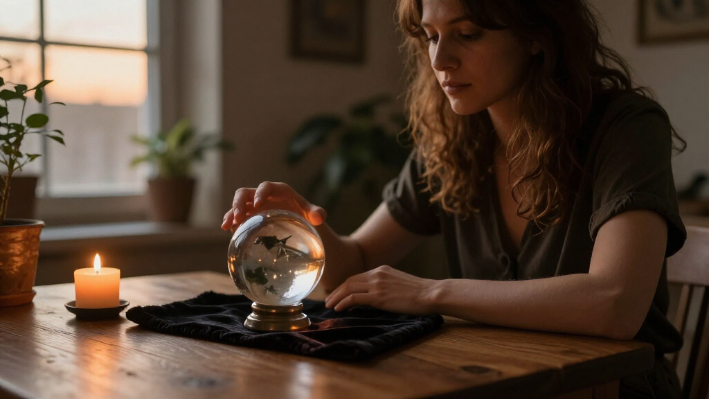 crystal ball for scrying