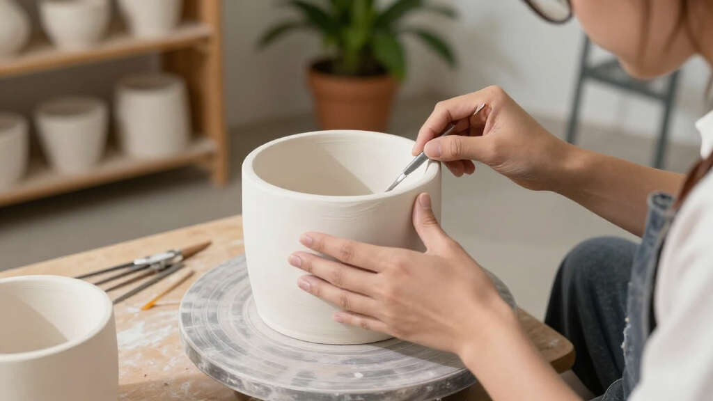 ceramic planter modern