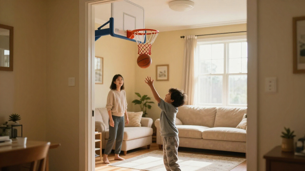 indoor basketball hoops