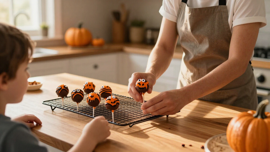 Halloween cake pops