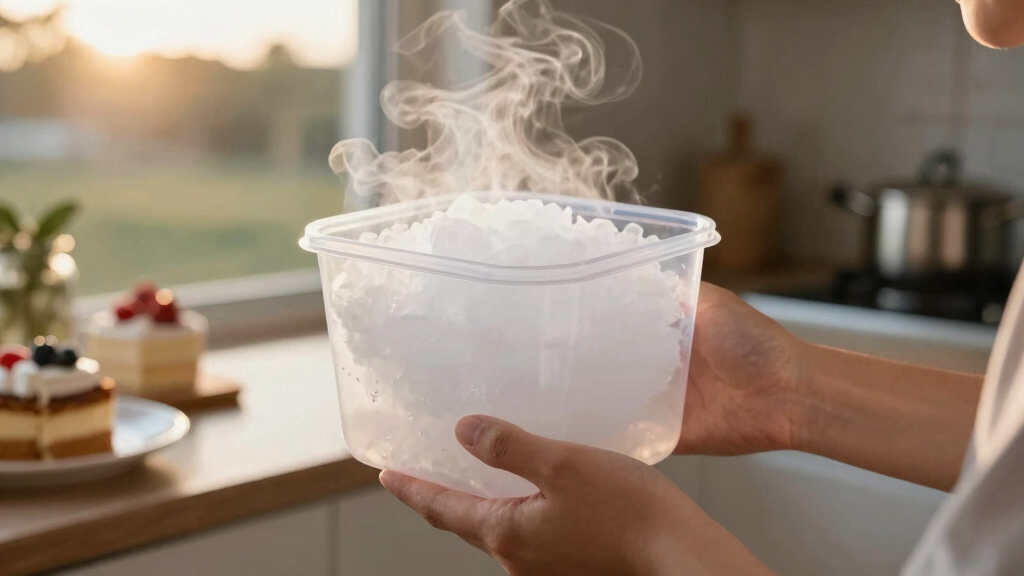 dry ice container for travel