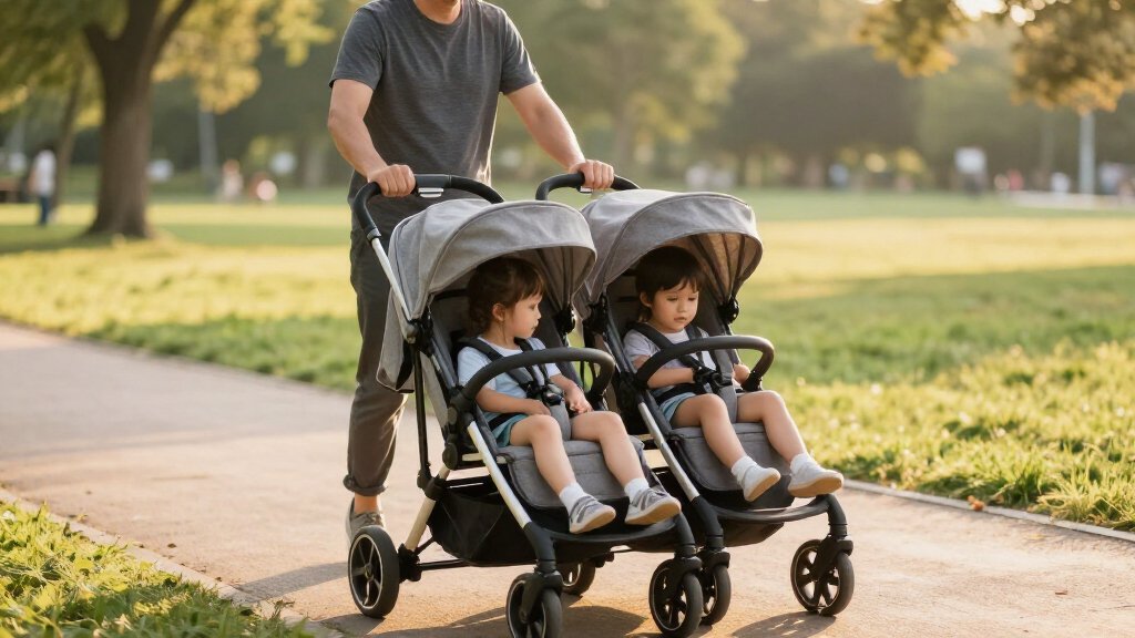 best double strollers for blended family logistics
