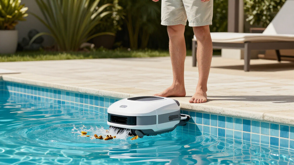 robotic pool cleaner for heavy debris
