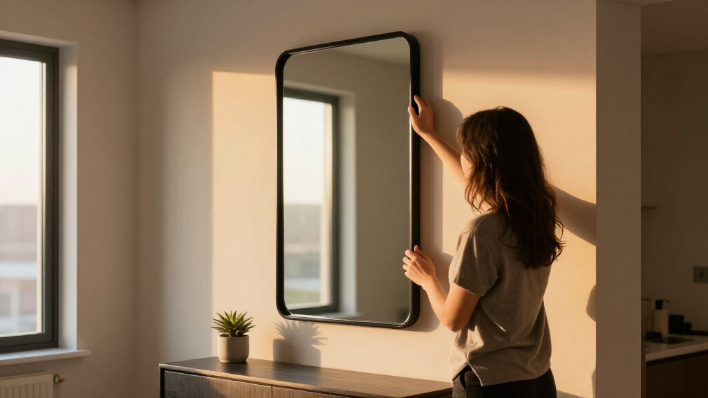 oversized wall mirrors for entryways on amazon