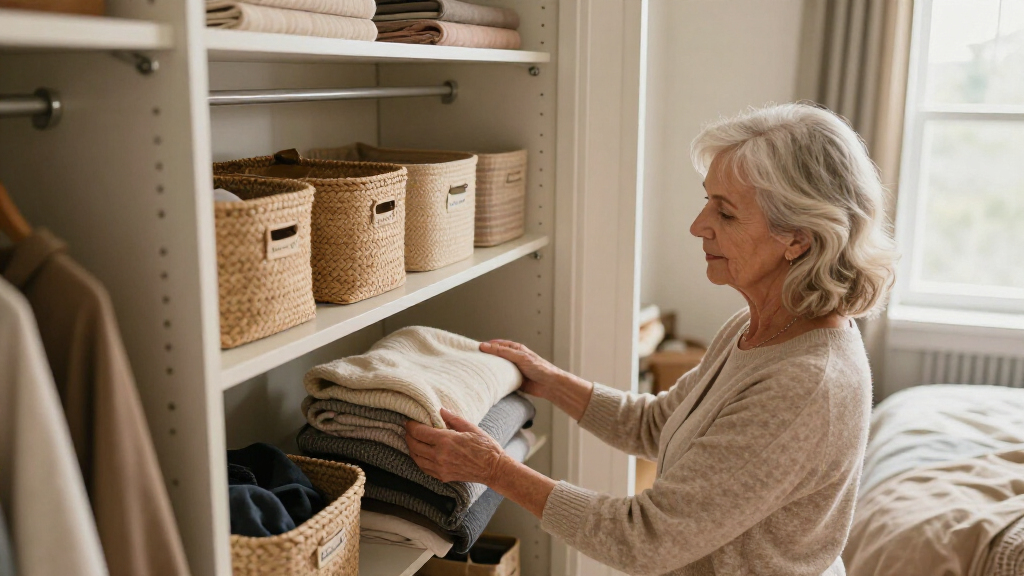 closet mounted storage organization systems