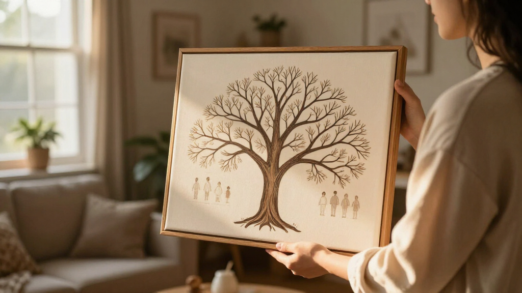 best rustic family tree canvas