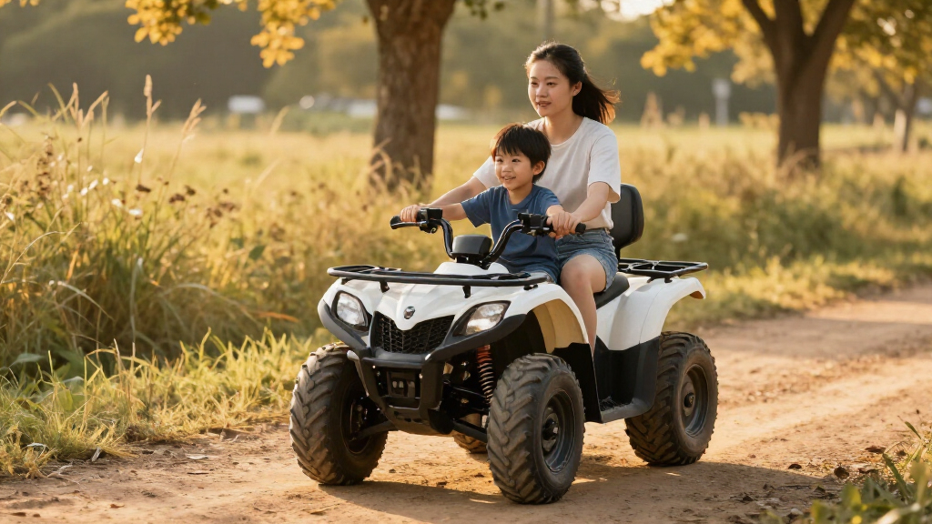 24v ride on atv for kids with high weight limit