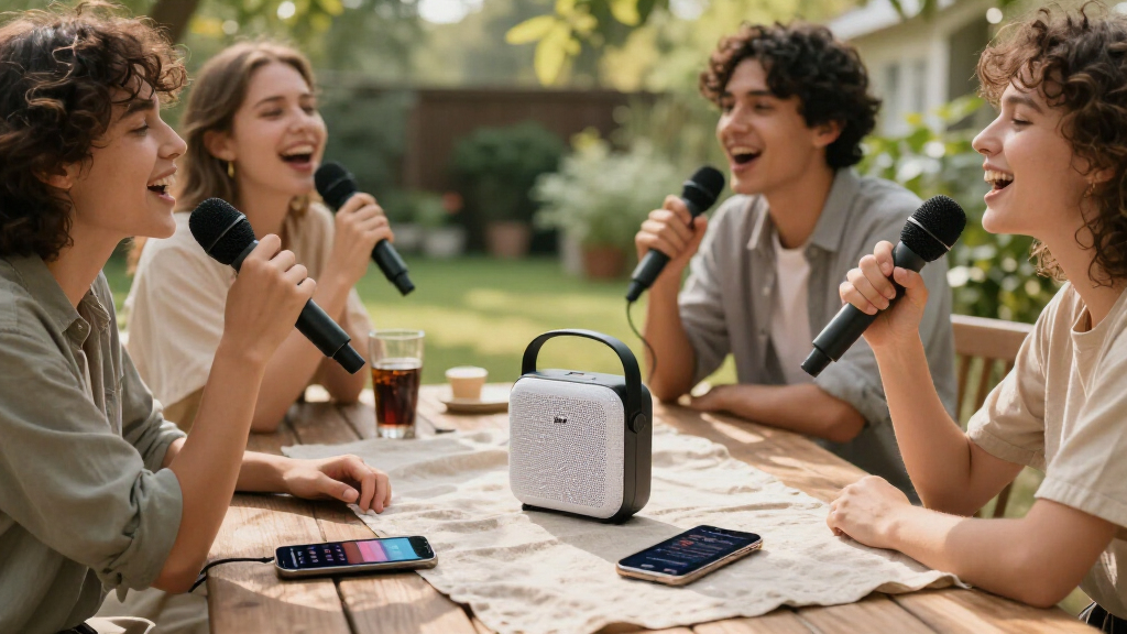 karaoke machines with wireless mics