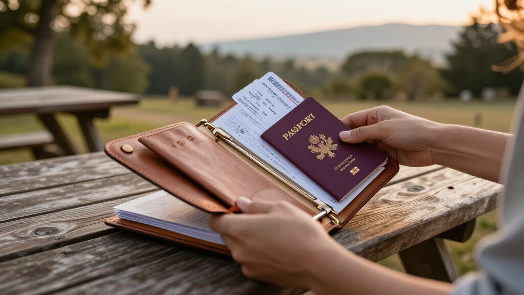 travel document binder