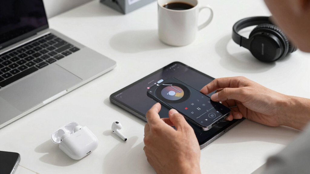 wireless Bluetooth earbuds