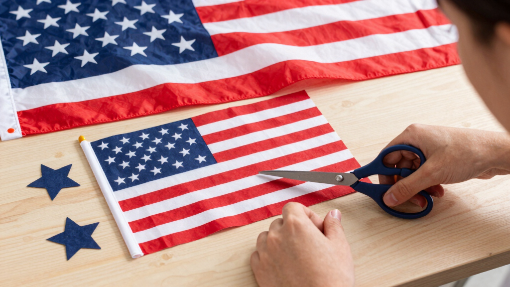 patriotic American flag decor