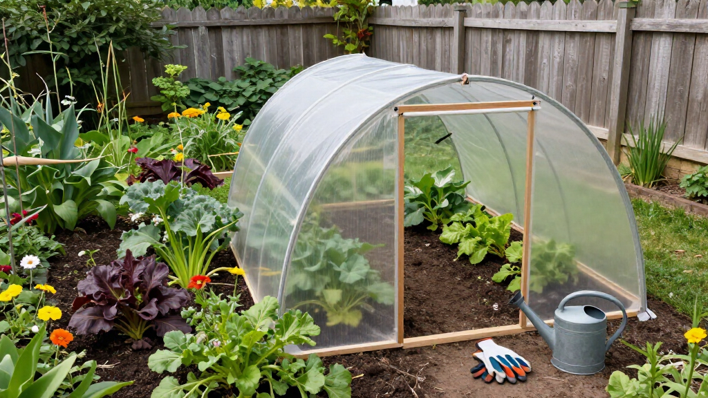 high tunnel hoop house kit for gardens