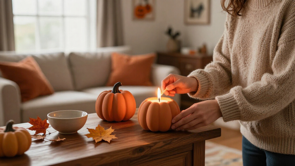 Halloween candle holders