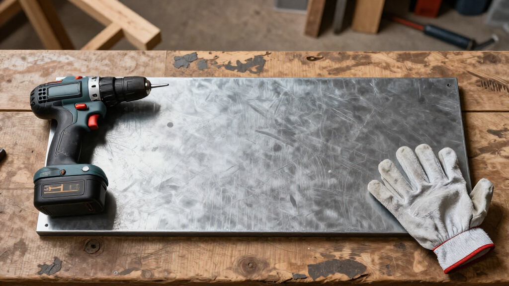 heavy duty workbench steel top