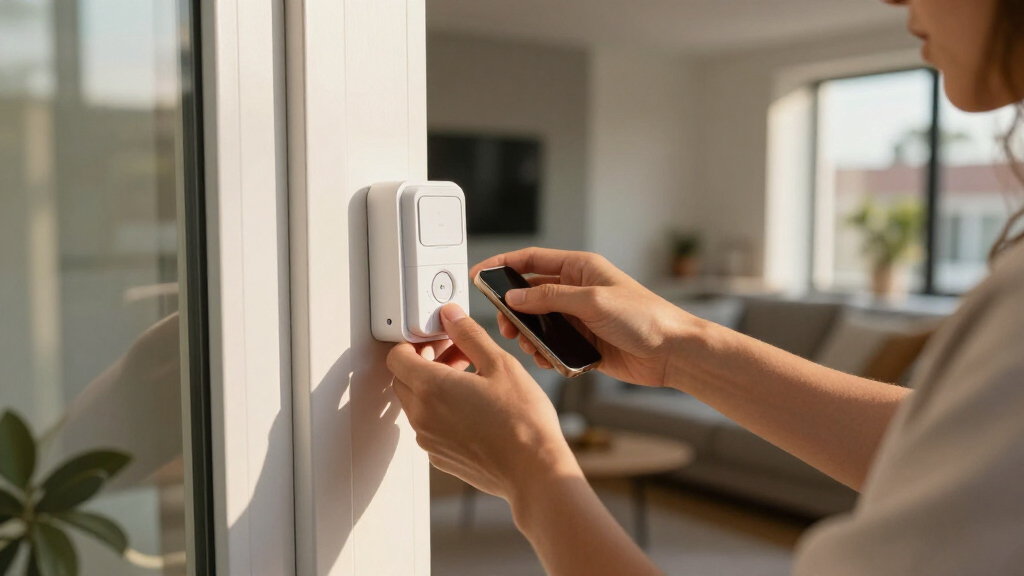 wireless door and window alarm sensors for apartments