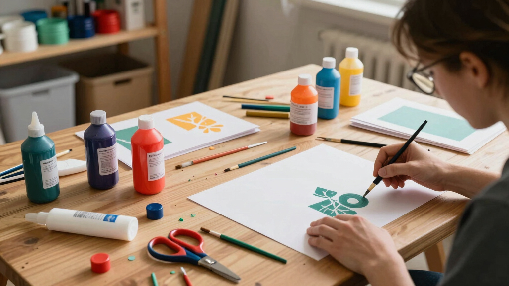 art supplies for DIY gifts