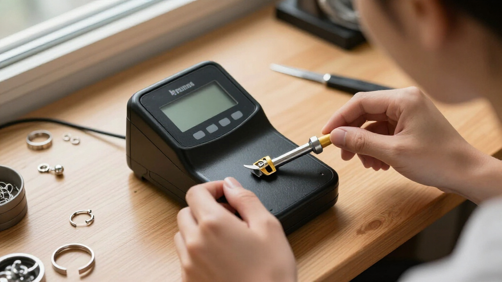 electronic gold and silver tester machine