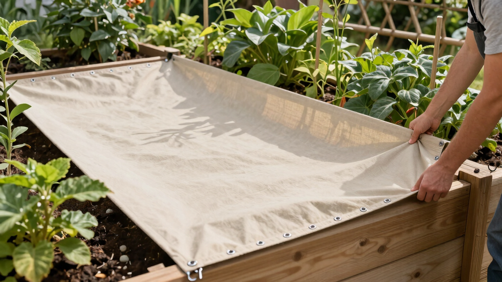 best shade cloth kits with grommets for raised beds